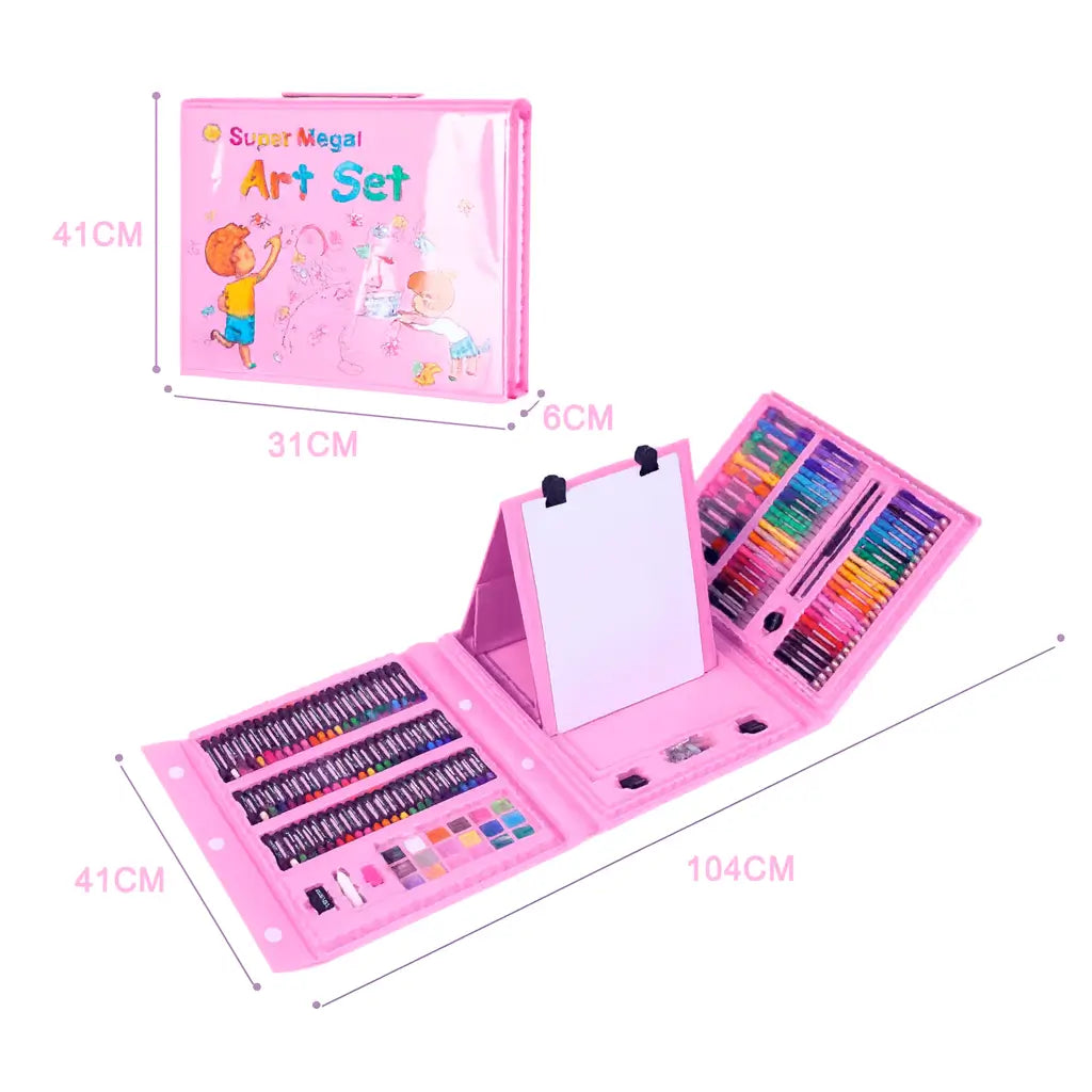 🎨🖍️ Set de Arte Infantil – ✨🖌️ Creación Creativa – 🌈🧠 Estimula la Imaginación y la Expresión Artística 👧👦🎉