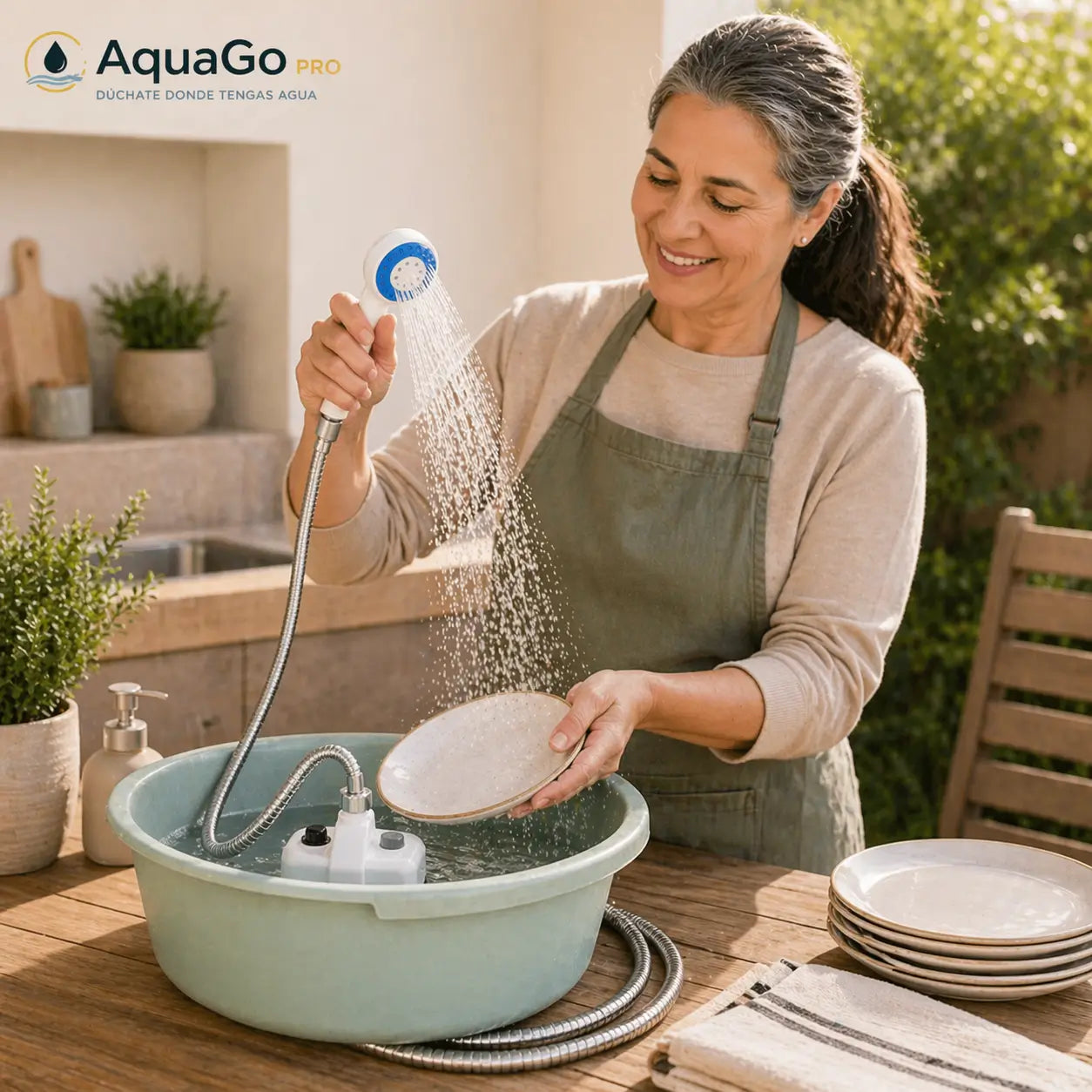 AquaGo Pro - Tu plan B para ducharte