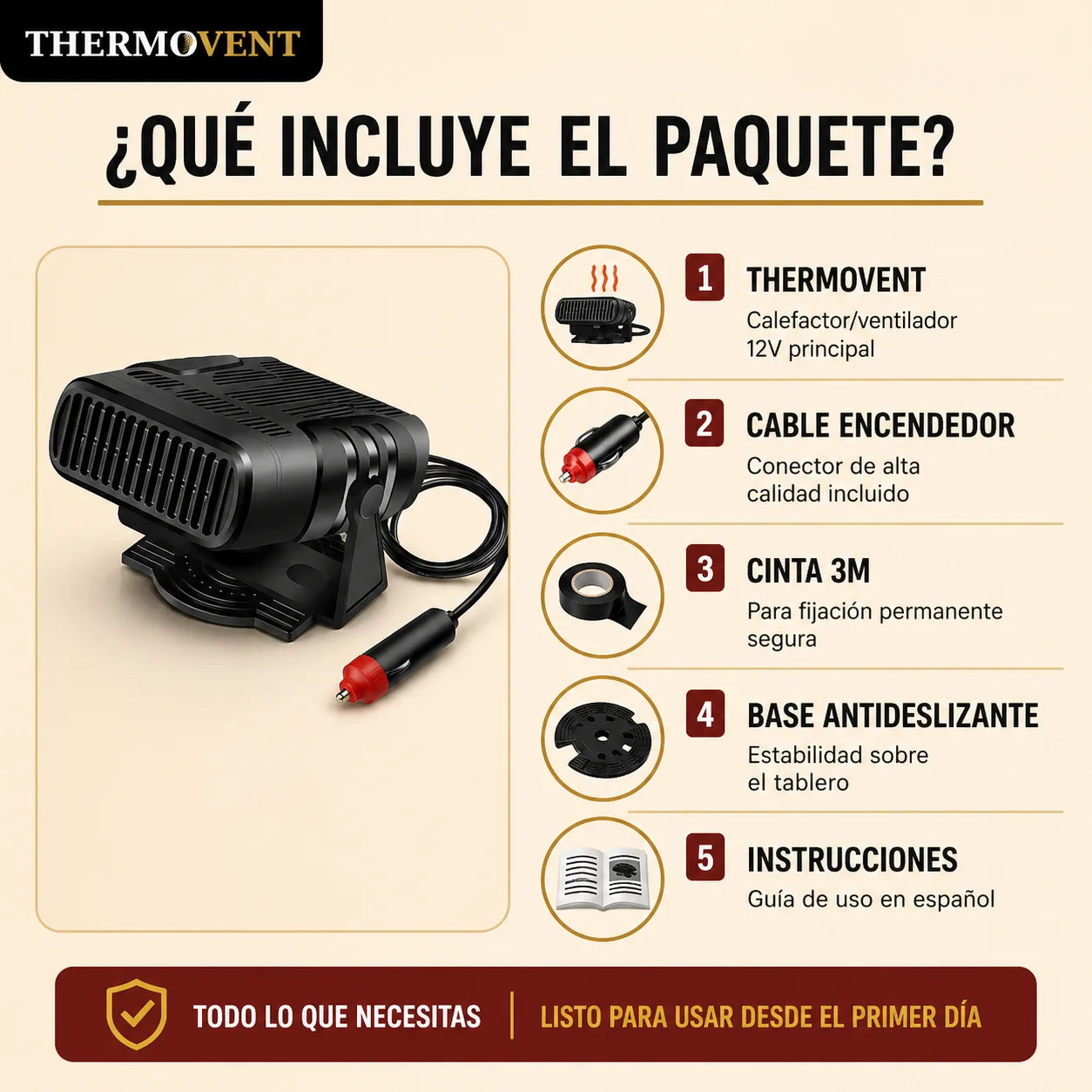 ThermoVent - Más calor y mejor visibilidad al manejar