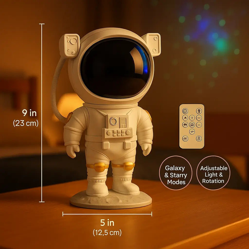 ✨🚀 Proyector Astronauta 🌙🌌 Luz Estelar Relajante 😴💤 Ayuda a Dormir en Ambientes Tranquilos en Minutos