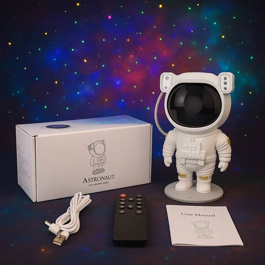 ✨🚀 Proyector Astronauta 🌙🌌 Luz Estelar Relajante 😴💤 Ayuda a Dormir en Ambientes Tranquilos en Minutos