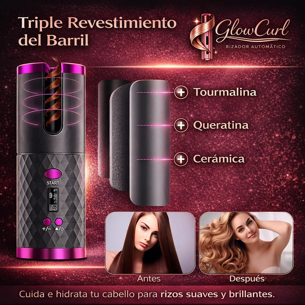 GlowCurl – Transforma tu cabello en minutos, en cualquier lugar