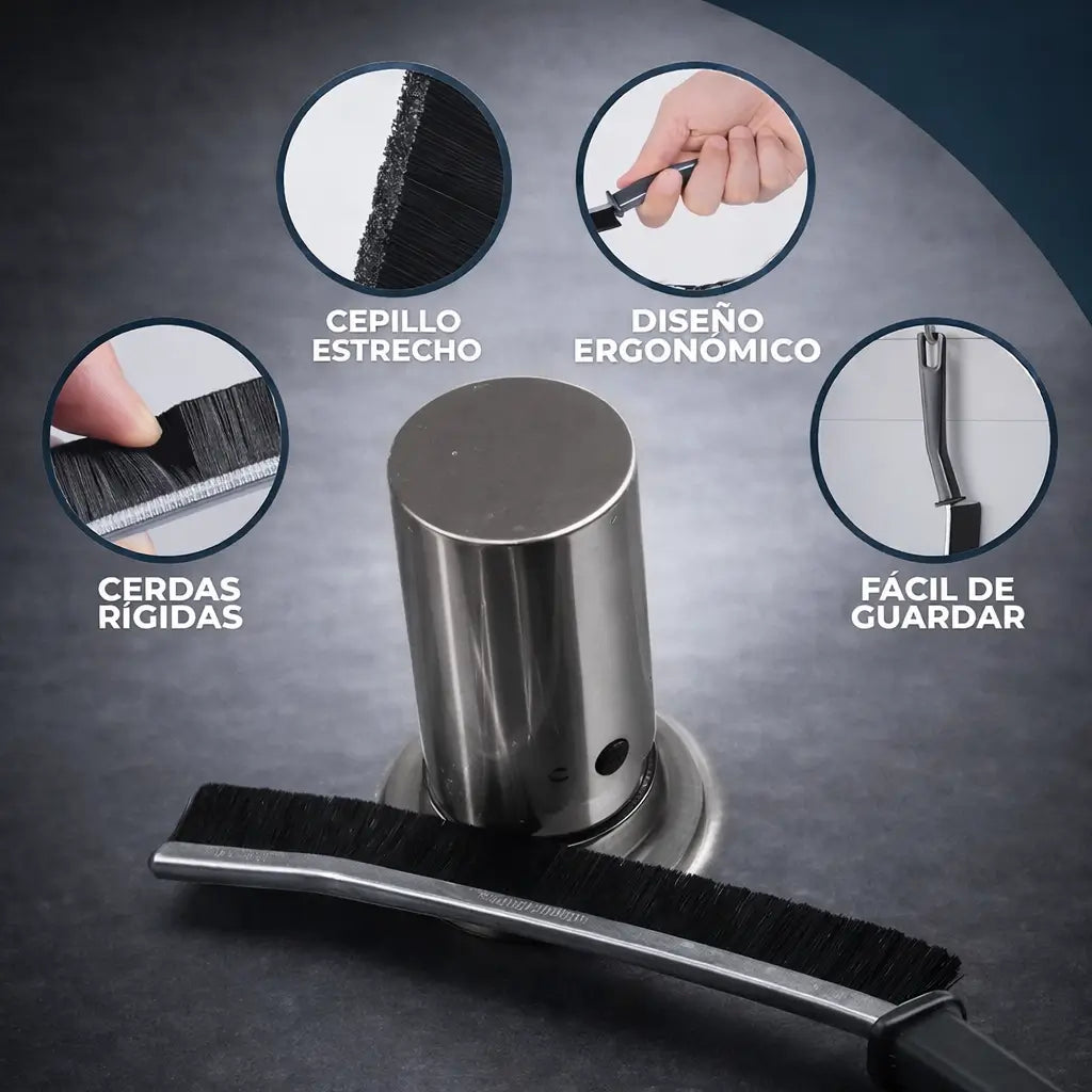 🧽 Cepillo de Limpieza Precisa 🛁 Higiene Profunda ⚡ Elimina Suciedad Acumulada en Minutos, sin Esfuerzo