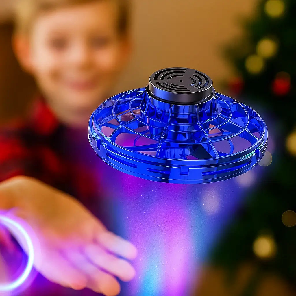 🌀 Spinner Volador LED – 🎮 Juego Interactivo – 🎁 Regalo Perfecto para Niños Creativos 👧🧒