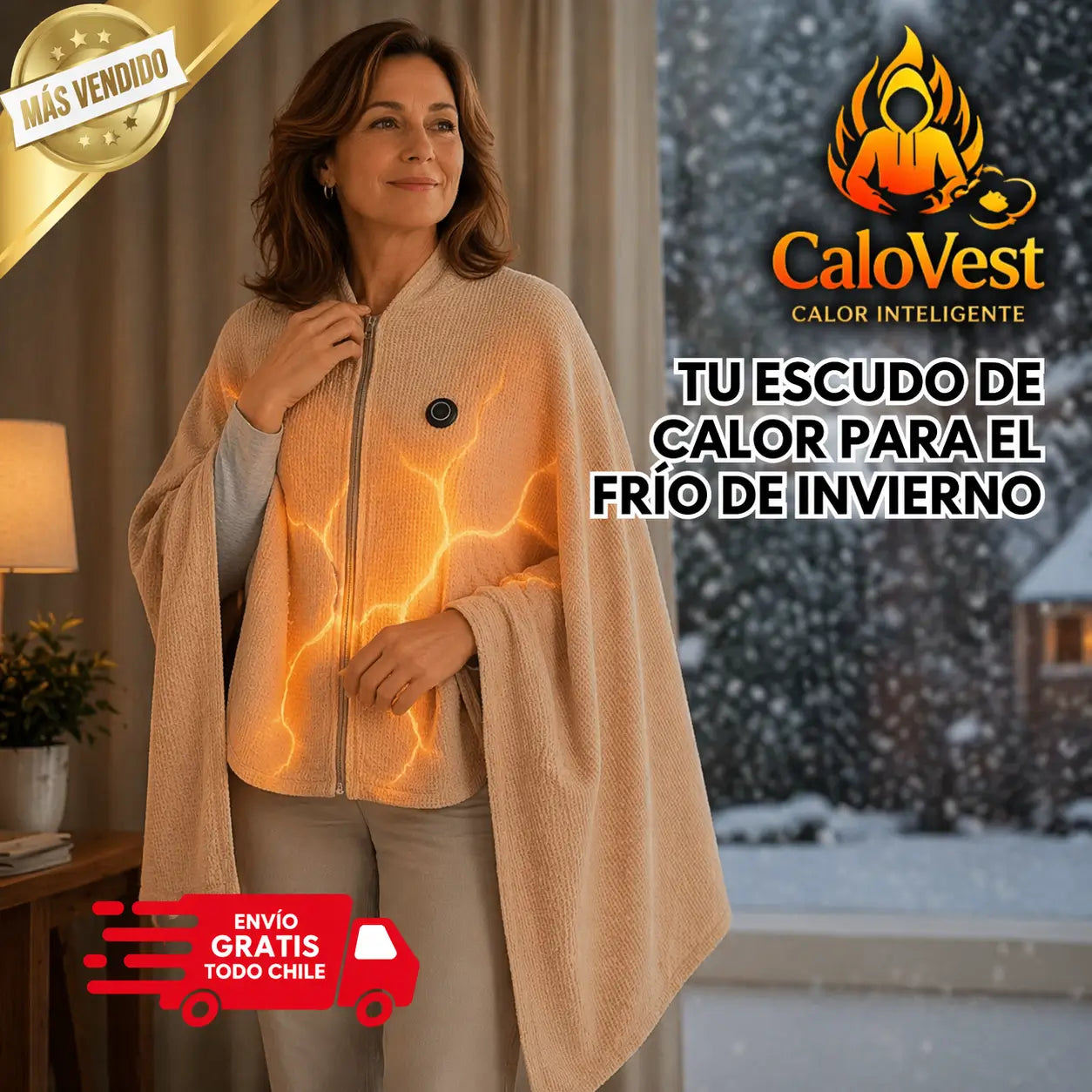 CaloVest - Abrígate al instante con solo conectarlo