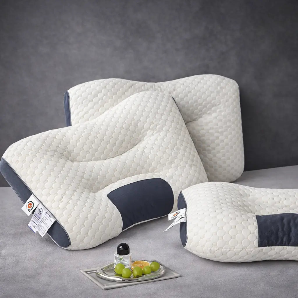 Almohada Ergonómica Cervical – Soporte de Cuello – Despierta con Menos Molestias Desde las Primeras Noches