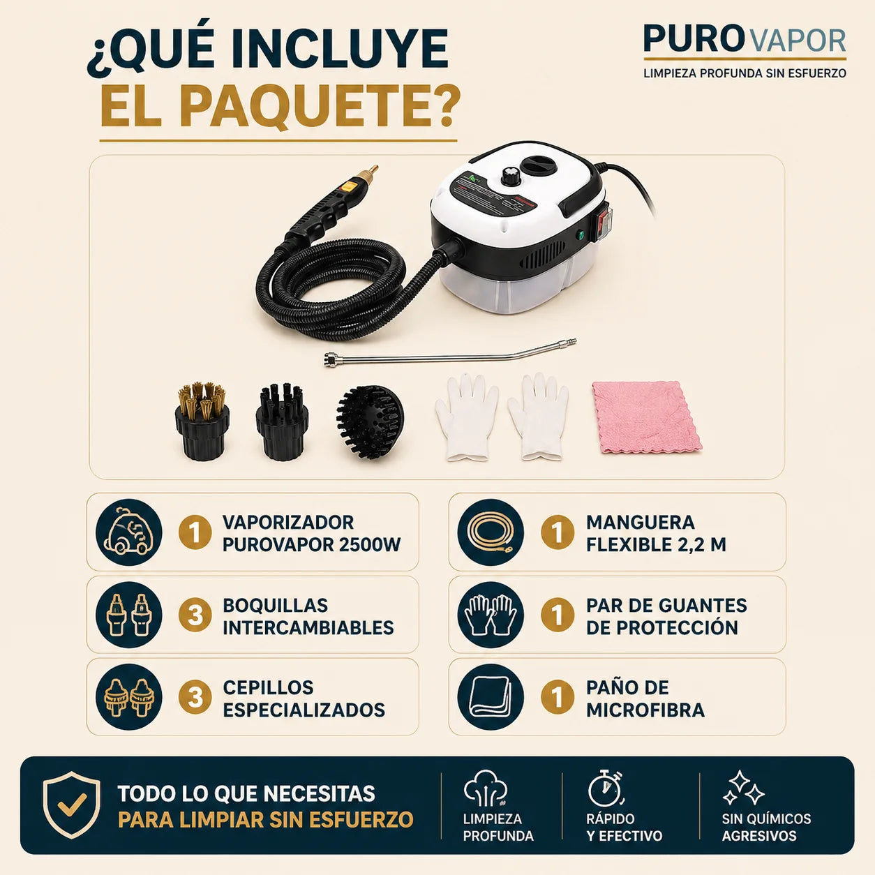 PuroVapor - Desinfección profunda para todo tu hogar