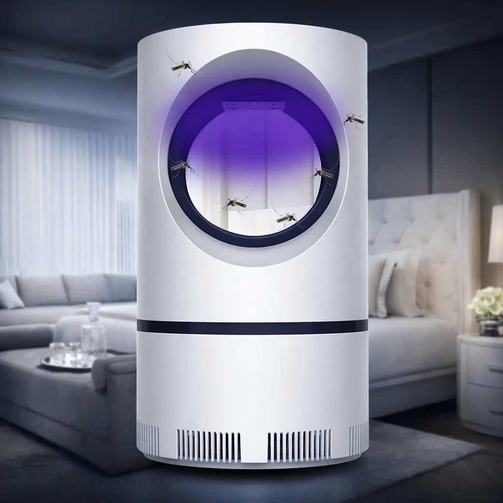 🦟 Lámpara Atrapa Mosquitos USB – 🔇 Protección Silenciosa – 😴 Duerme Tranquilo cada Noche, en Casa o Camping