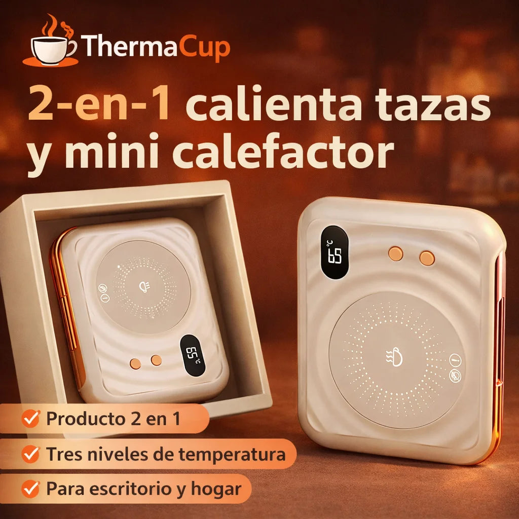 ThermaCup  Mantiene tu Bebida Caliente 🔥