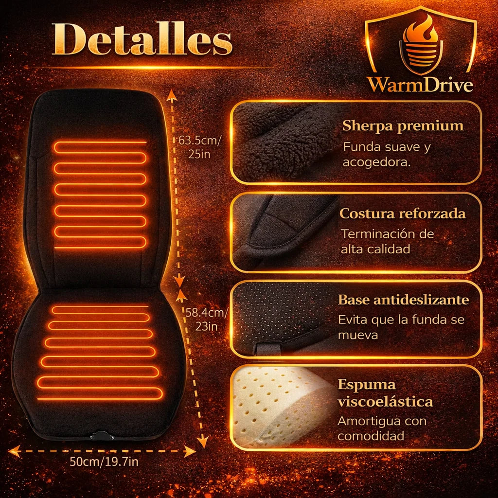 WarmDrive - Calor inmediato en tu asiento, sin esperar