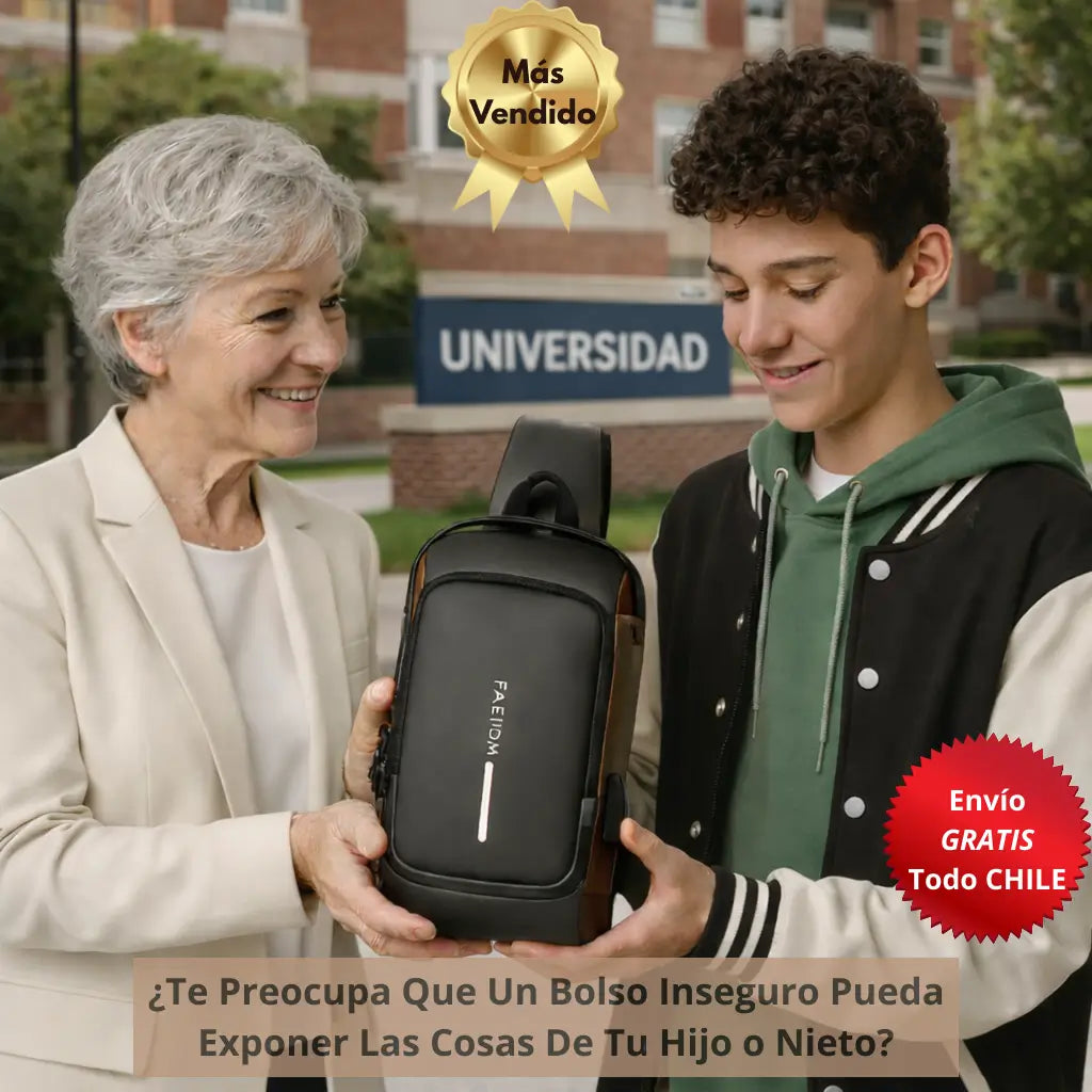 🛡️ Bolso FortiBag Pro Antirrobo 🔐 Mantiene Sus Cosas Seguras Todo el Día