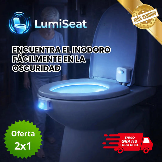 Luz LED para Inodoro 🚽 Activación por Movimiento 🚶🏻‍♀️ Ilumina tu baño al instante cuando te levantas de noche