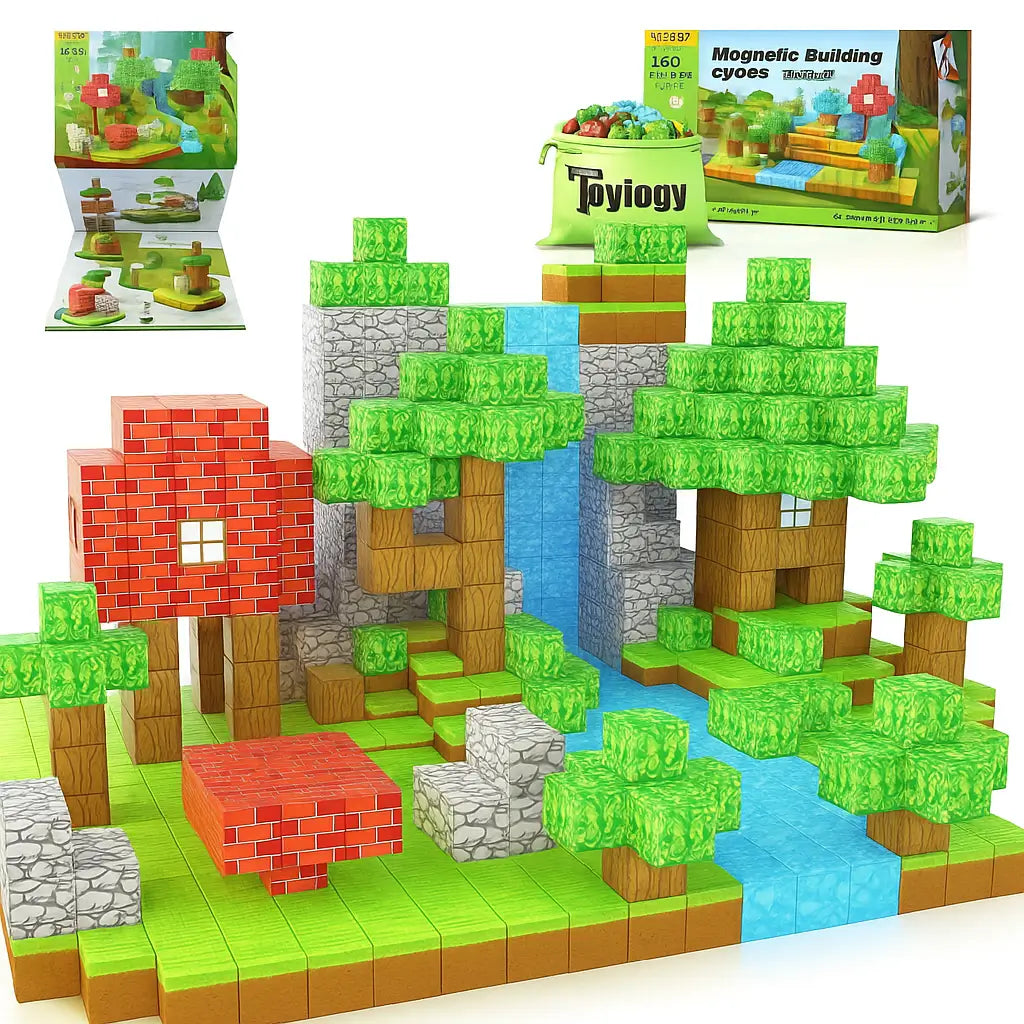 🔬🧩 Bloques Magnéticos 75 Piezas – Construcción Fácil – Potencia la Creatividad Durante el Juego Diario 🧠🚀