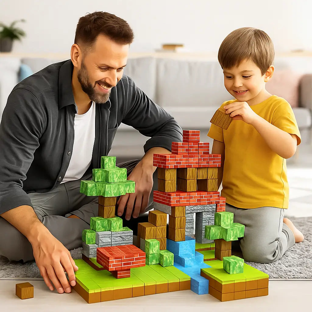 🔬🧩 Bloques Magnéticos 75 Piezas – Construcción Fácil – Potencia la Creatividad Durante el Juego Diario 🧠🚀