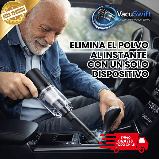 VacuSwift- Aspira, sopla y cepilla donde ningún otro llega