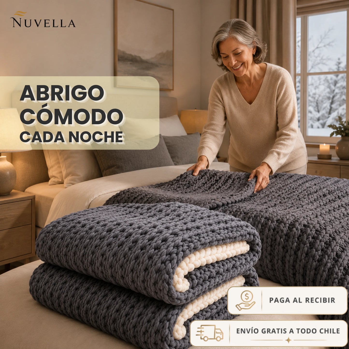 Nuvella - Descanso con peso envolvente