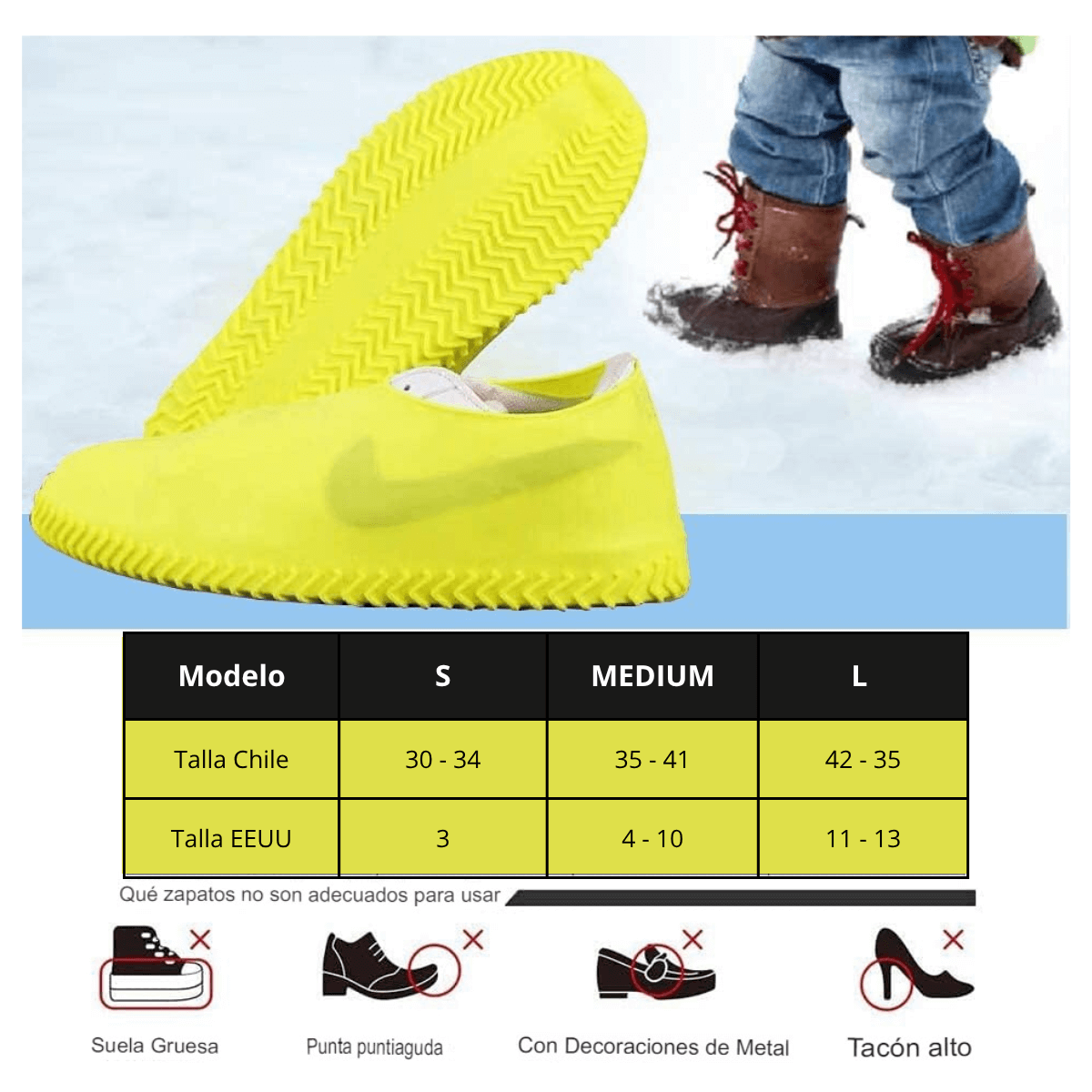 Fundas Impermeables 🌧️ Zapatos Secos y Limpios